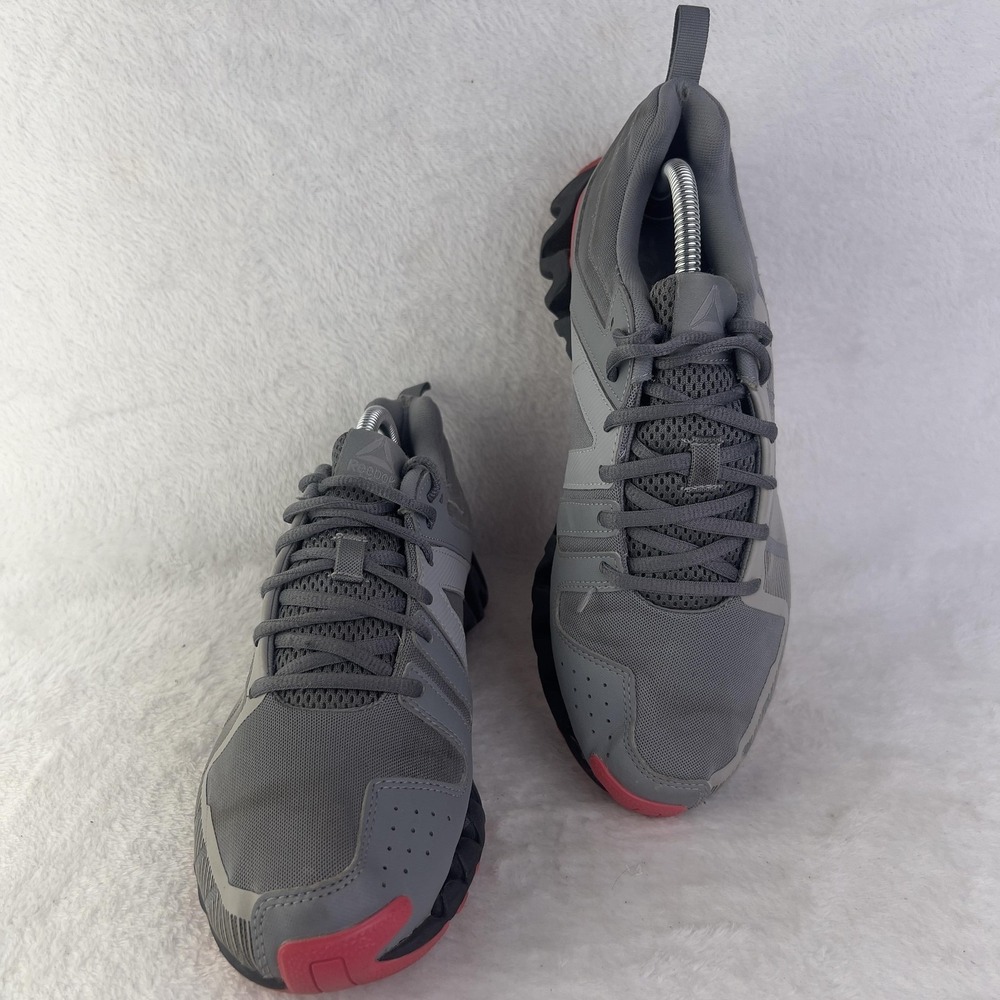 Reebok ZigWild ZigTech Shoes Womens Size 10 Gray Memory Foam Running Sneakers